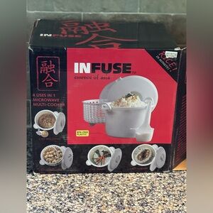 White Microwave Multi-Cooker